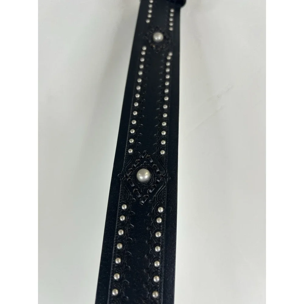 N/A leather studded